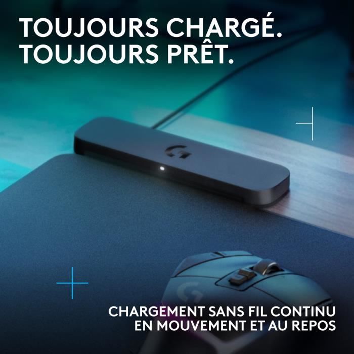 Mouse Pad - Wireless Charging System - Logitech G - Powerplay 2 - Black