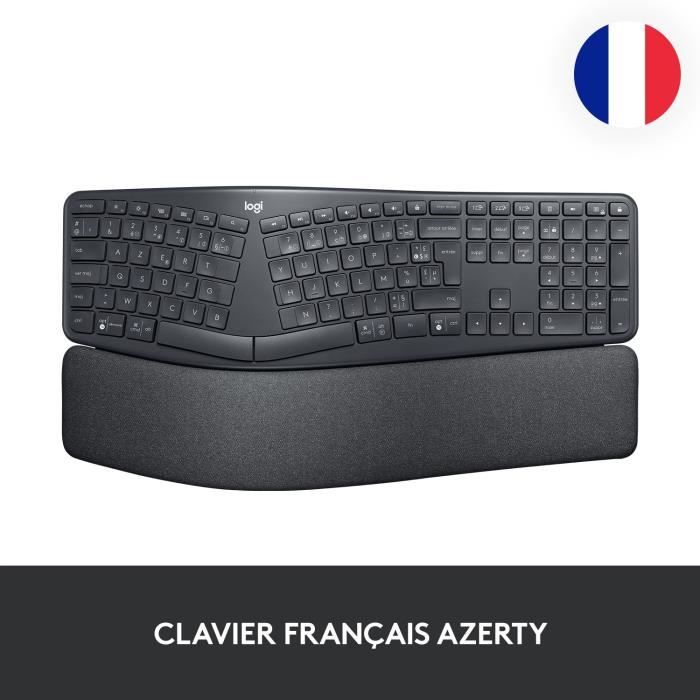 Ergonomic keyboard - Wireless - LOGITECH - K860 ERGO - Keyboard position in two parts