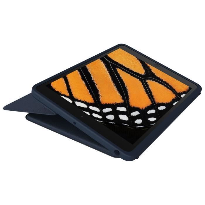 Keyboard case - Logitech Rugged Combo 3 Touch - For iPad 7th, 8th and 9th generation AZERTY, French