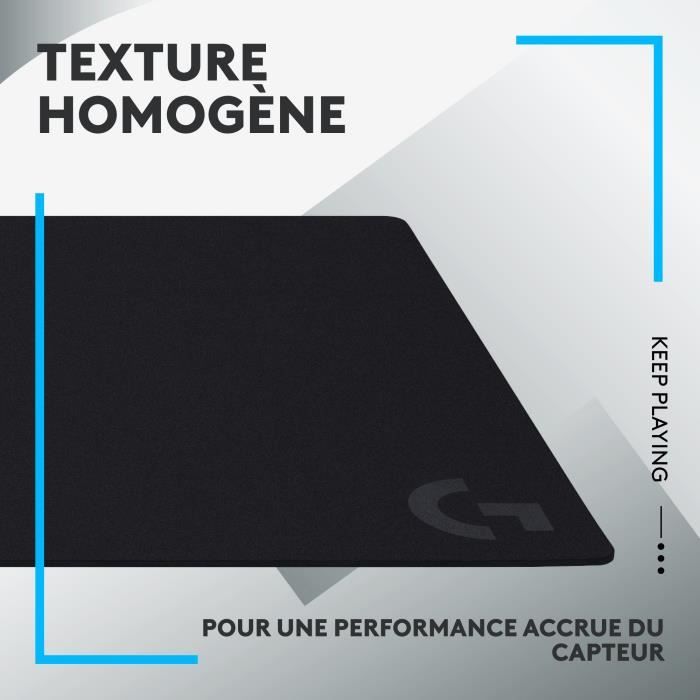 Gaming mouse mat - Logitech - G840 - Black