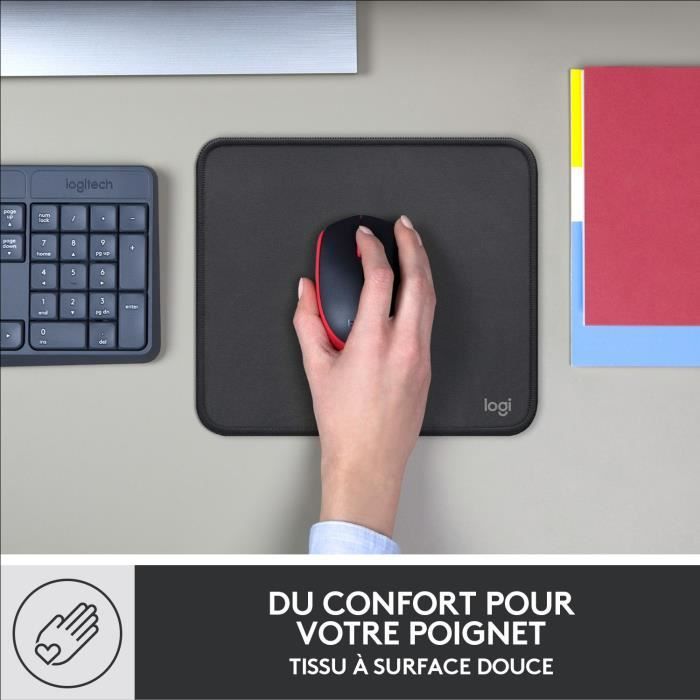 Durable Mouse Pad - Logitech - Studio Series - Easy Glide - Graphite