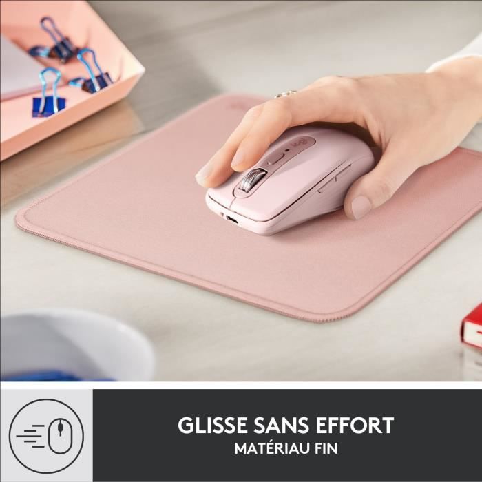 Durable Mouse Pad - Logitech - Studio Series - Easy Glide - Pink
