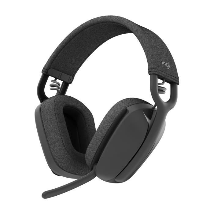 Logitech - Lightweight Wireless Listening Helmet with background micro anti -noise - Vibe 100 - Graphite area