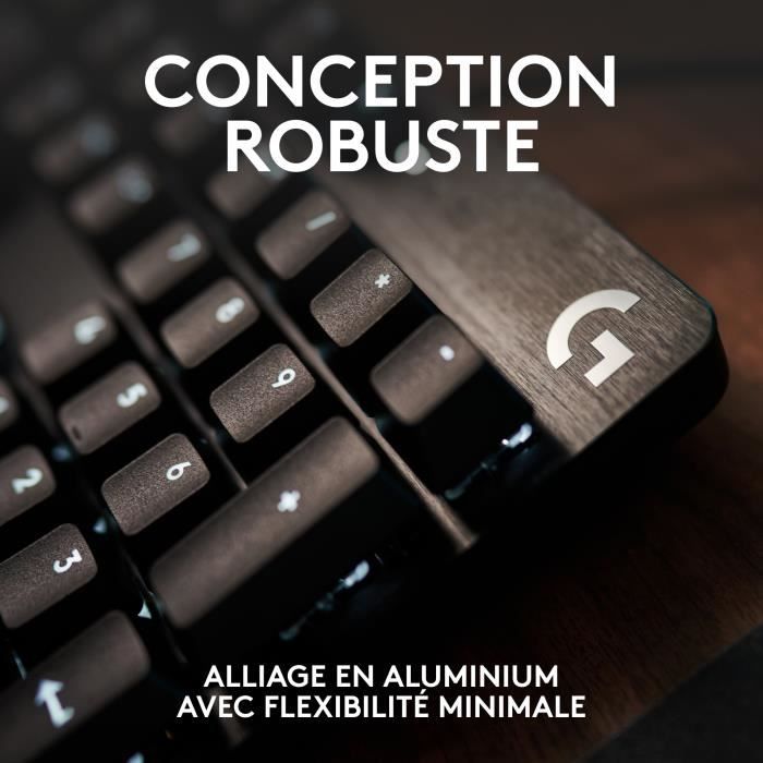 LOGITECH G - Gaming Keyboard - G413 TKL SE - Mechanical, Backlit, Black Aluminum