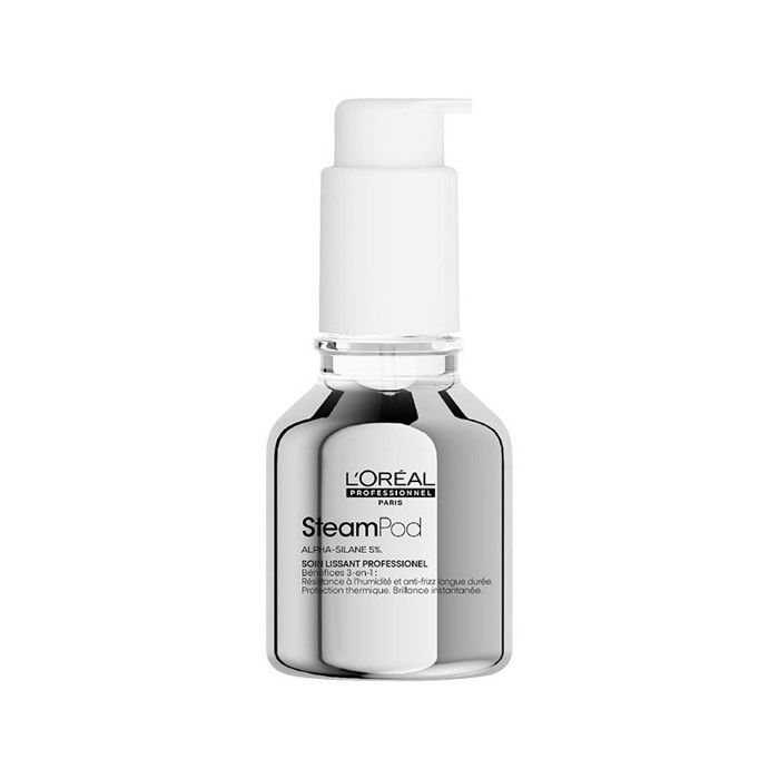 Professional Smoothing Treatment for Steampod L'Oréal Professionnel - Thermo-protective treatment enriched with Alpha-silane -50ml