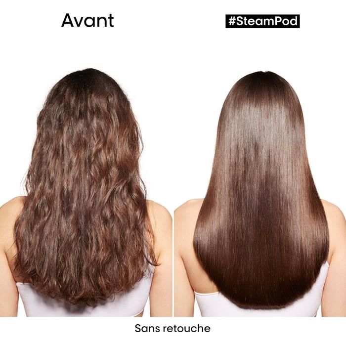 SteamPod 4 - Professional steam hair straightener and curler - L'OREAL PROFESSIONNEL - 3 Temperatures - Tool + Concentrated Smoothing Treatment