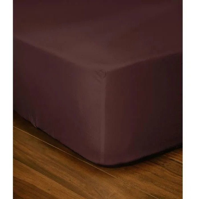 Fitted sheet - LOVELY HOME - LH71591 - 180x200+35 cm - Brown