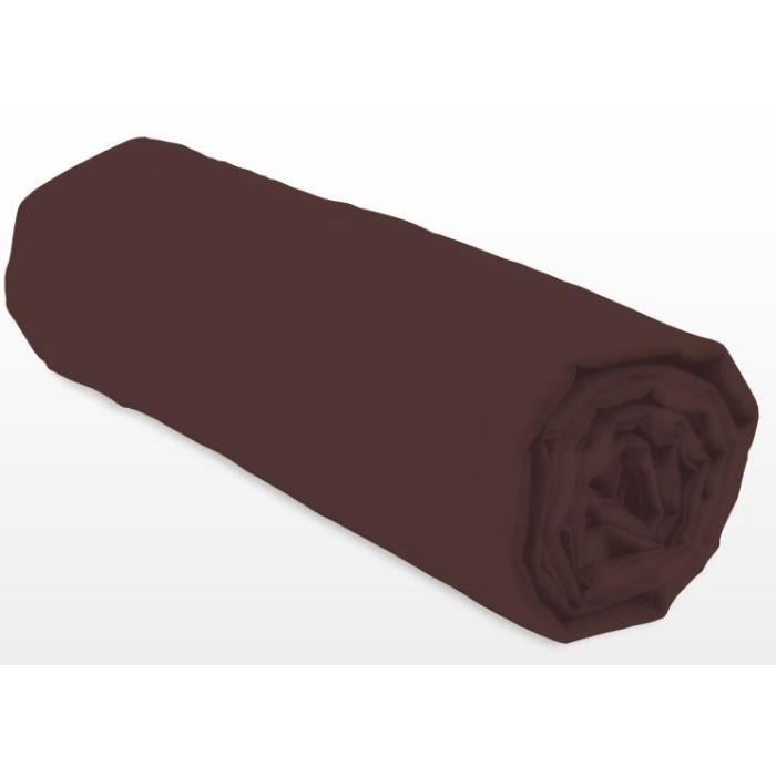 Fitted sheet - LOVELY HOME - LH71593 - 140x190+35 cm - Brown