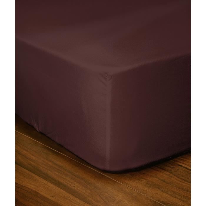 Fitted sheet - LOVELY HOME - LH71594 - 180x200+30 cm - Brown