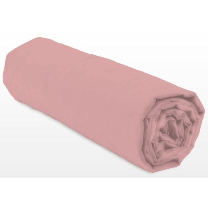 Fitted sheet - LOVELY HOME - LH71632 - 140x190+25 cm - Pink