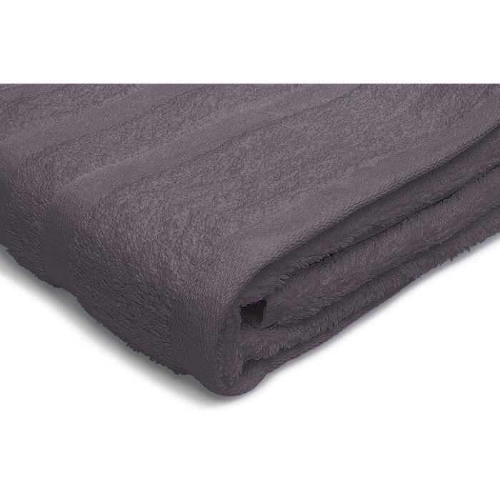 Set of 4 towels - LOVELY HOME - 2 towels 50 x 100 cm + 2 shower towels 70 x 140 cm - Anthracite gray