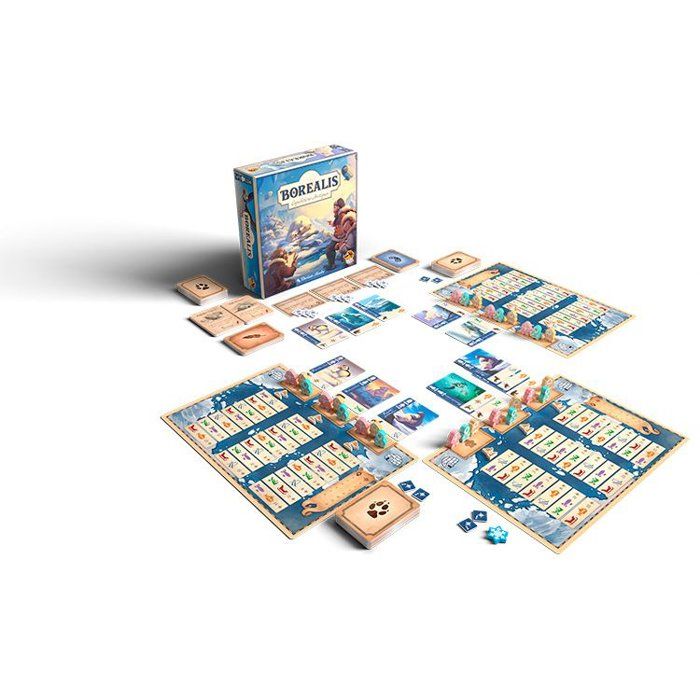 Borealis: Arctic Expedition - Board Game - LUCKY DUCK GAMES - 2 to 4 players - Ages 10 and up