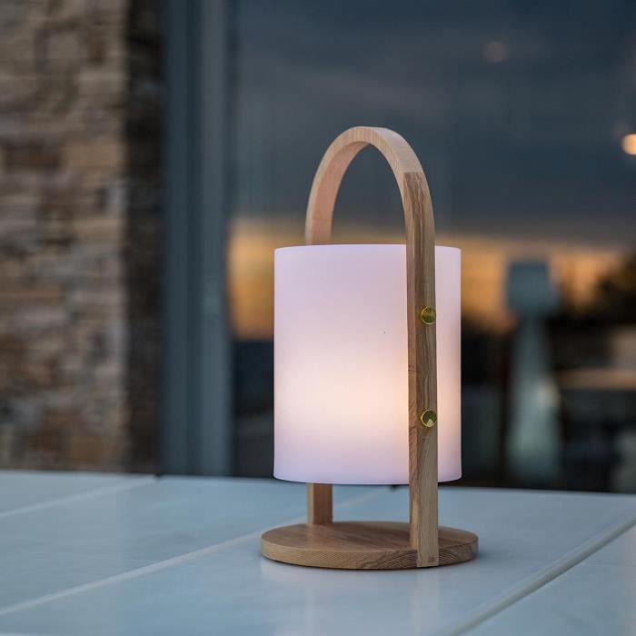 LUMISKY Woody LED wireless lantern - H 37 cm - White