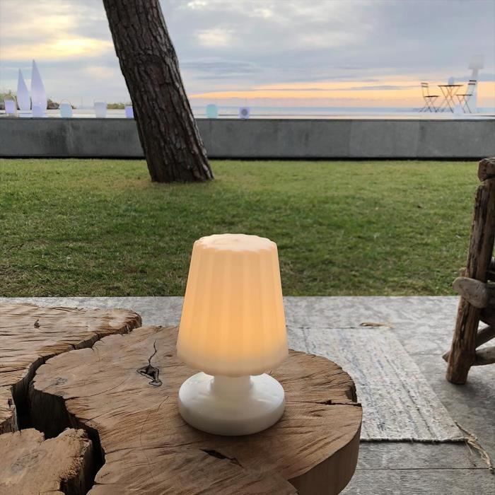 Mini cordless table lamp - LUMISKY - LADY MINI - H22 cm - Rechargeable - Warm white LED