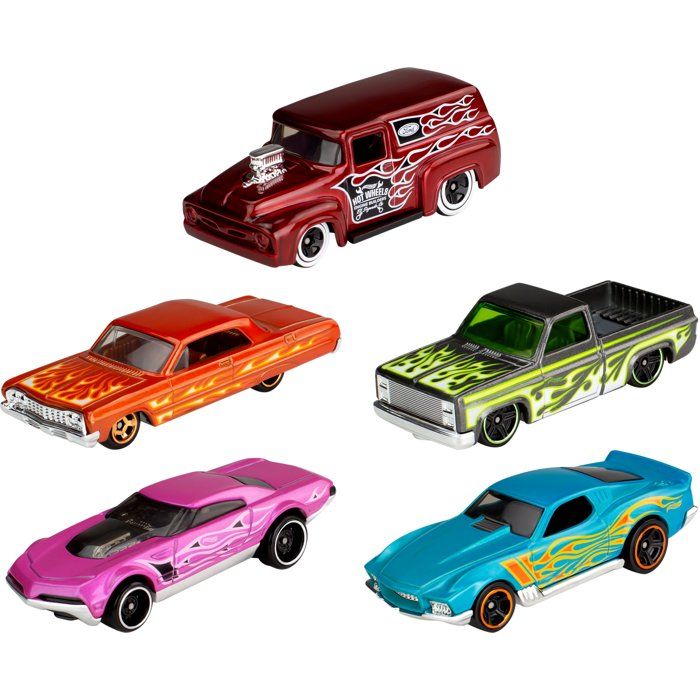 HOT WHEELS - Box of 5 Cars - Random Model