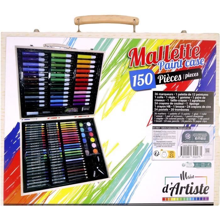 Drawing Case - ARTIST'S HAND - 150 Pieces - Creative Leisure - From 5 years old