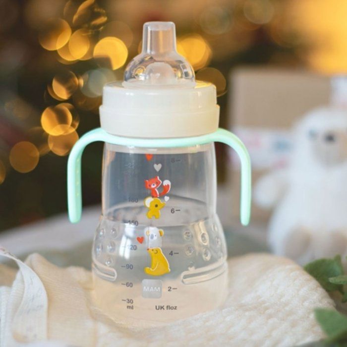 MAM Transition Bottle - 220ml - from 4 months - Silicone antifuite soft nozzle - Unisex