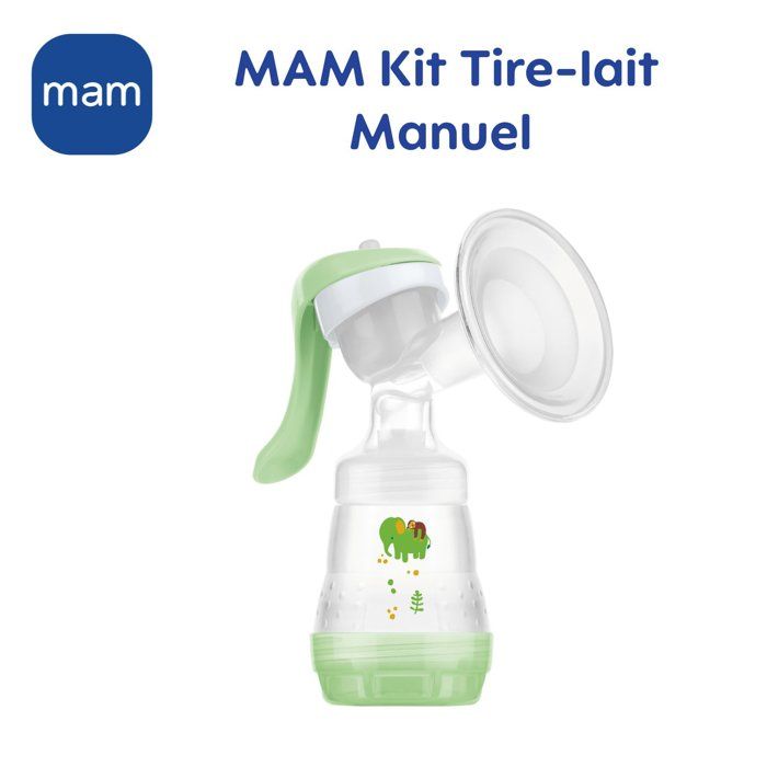 MAM Manual Breast Pump Kit + Breastfeeding Kit