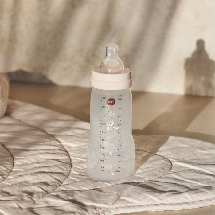 Baby bottle - MAM BABY - Easy Active - +6 months - 330 ml - X flow teat - Sand