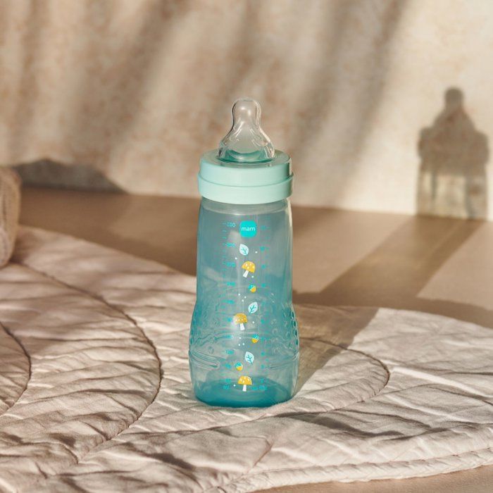 Baby bottle - MAM BABY - Easy Active - +6 months - 330 ml - X flow teat - Ice