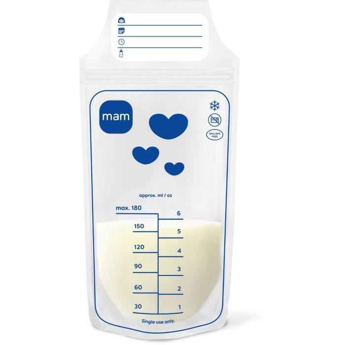 Food Storage Bags - MAM - Pack of 25 - 180 ml