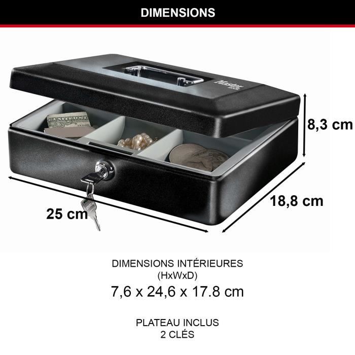MASTER LOCK Coin safe 8 compartments