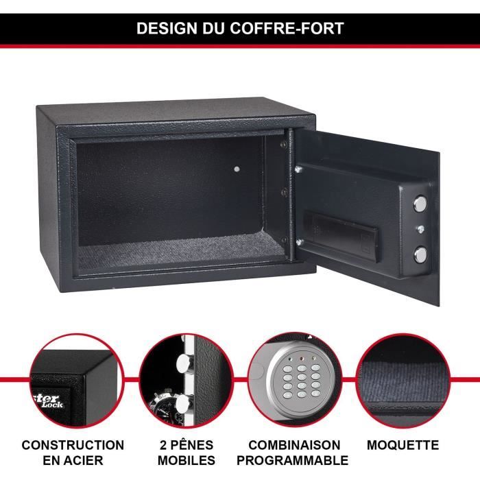 MASTER LOCK Safe with programmable electronic combination - 16 L