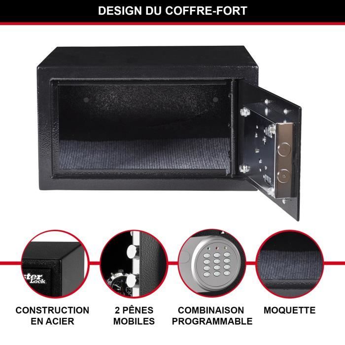 Master Lock X041ML 11L - Electronic lock - Ideal for jewelry, identity papers
