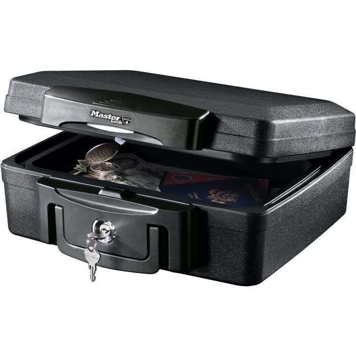 MASTER LOCK Safety Case / Safe - Fireproof and waterproof - Size S - 4.9L