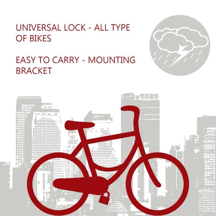 MASTER LOCK Bicycle Lock U - Key - Bikes, Electric Bikes, MTB