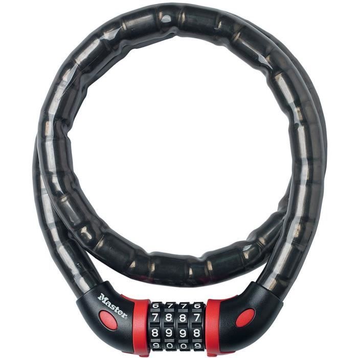 MASTER LOCK Bike Anti-Theft Cable - Ideal for Bicycles, Electric Bikes, Skateboards, Strollers, Mowers and other Equipment