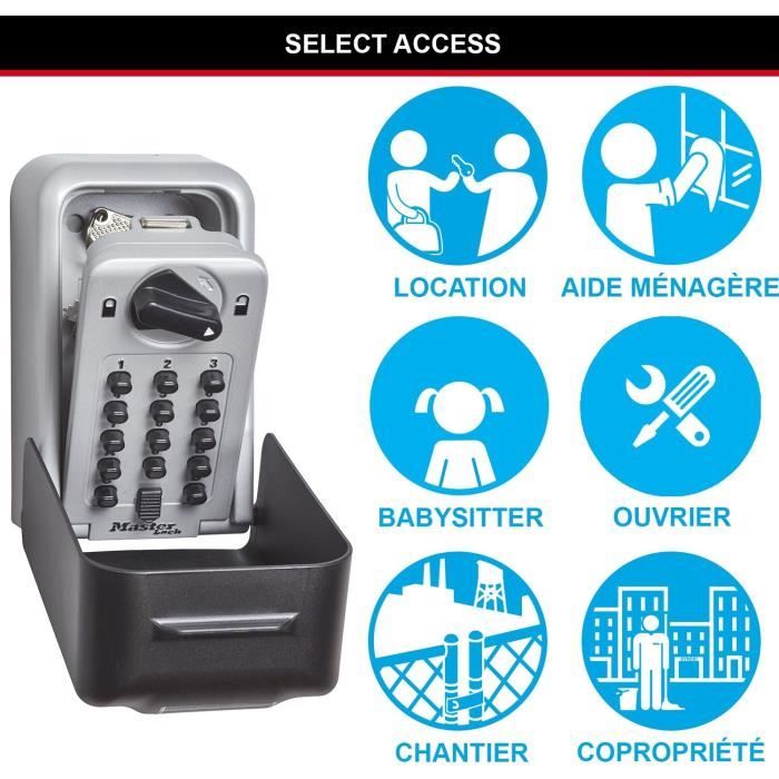 Master Lock Certified Secure Key Box - XL Format - Key Box - Professional Safety