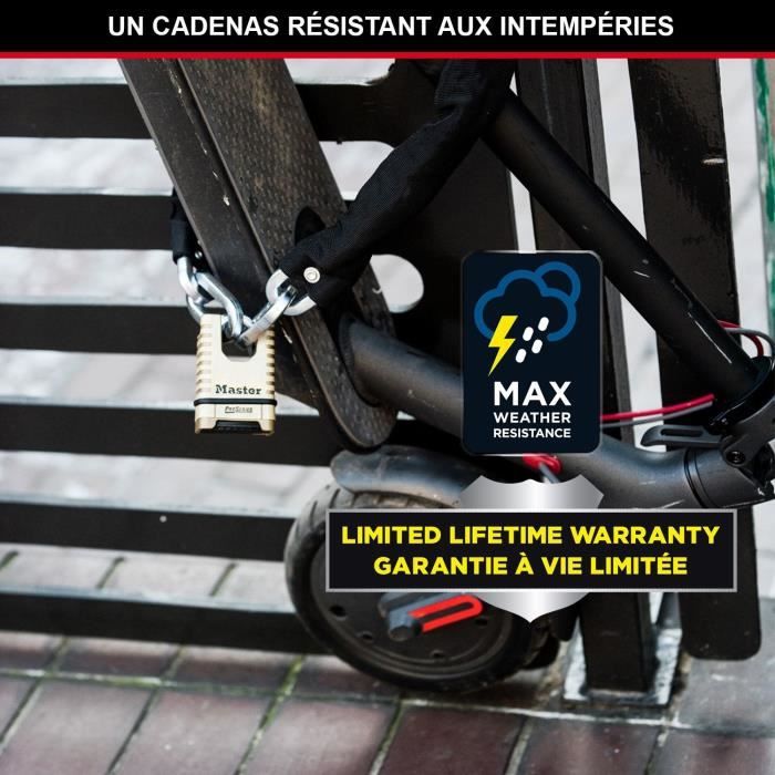 MASTER LOCK High Security Solid Brass Padlock [Protected Shackle] [a Combination] M1177EURD