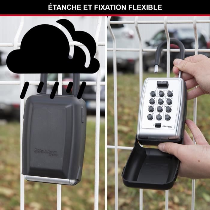 Master Lock Secure Key Box - Pushing buttons