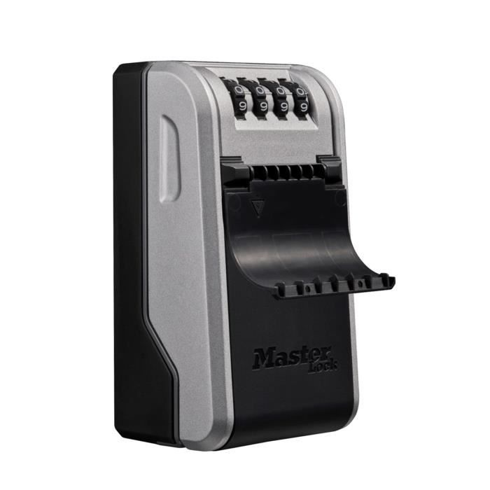MASTER LOCK - Outdoor key box - New design - Wall mounting - Large capacity - High security - 19.6 x 7.6 x 5.6 cm