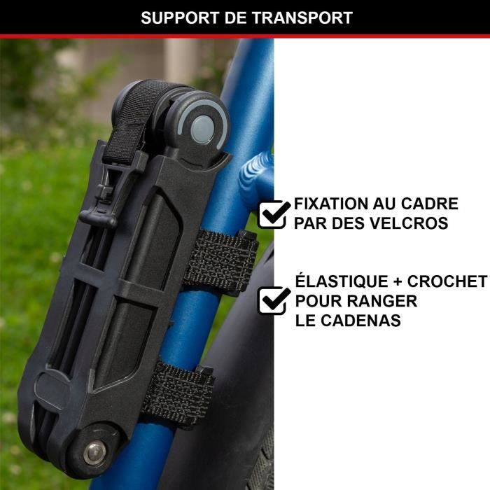 Folding Bike Lock - MASTER LOCK - 8335EURDPRO - Hardened Steel, 4 Keys, Bracket Included