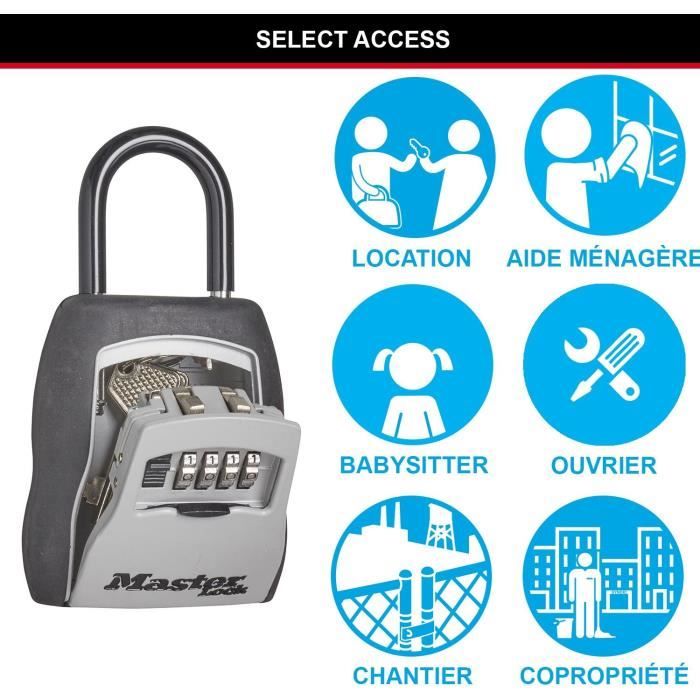 MASTERLOCK Select Access Key Storage with Programmable Combination + Handle