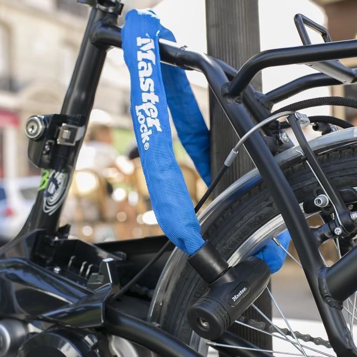 MASTER LOCK Bicycle Chain Lock [Key] [90 cm Chain] [Blue] 8391EURDPROCOLB