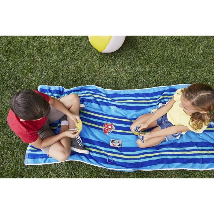 Mattel Games - UNO H20 TO GO - Uno Sport Card Game - Family Card Game - Ages 7 and Up - P1703 - Mattel uno card games P170