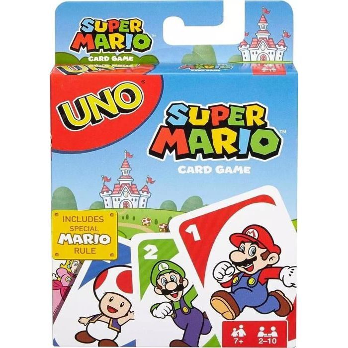 Uno - Uno Super Mario Bros - Card Game - Ages 7