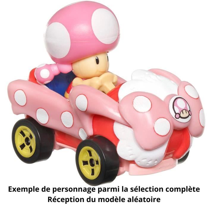 Hot Wheels - Mario Kart Vehicle (random model) - Small Car - 3 years and up GBG25