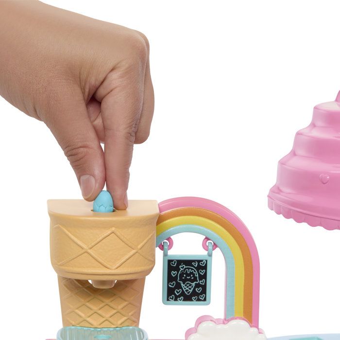Ice Cream Shop Play Set with Doll - BARBIE Chelsea - JMJ42 - Modeling Clay and 10 Accessories - Multicolor