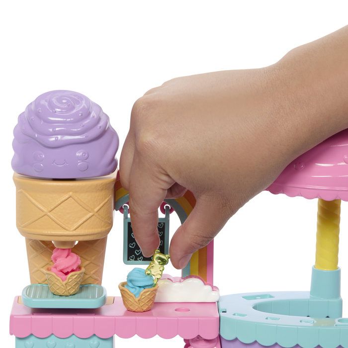 Ice Cream Shop Play Set with Doll - BARBIE Chelsea - JMJ42 - Modeling Clay and 10 Accessories - Multicolor