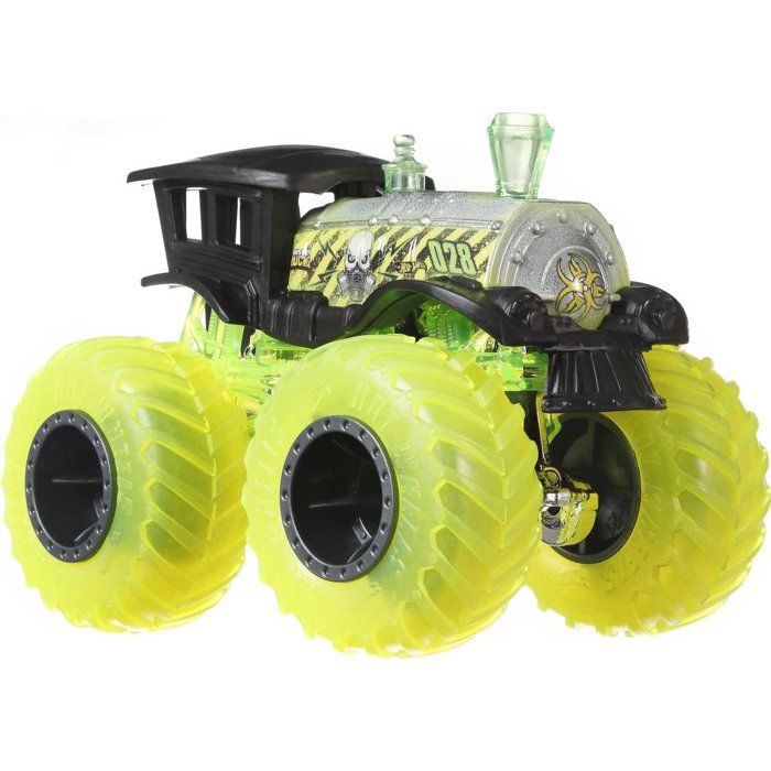 HOT WHEELS - Monster Truck - Mega Wheels and Mega Shocks - Random Model among 48 Monster Trucks - 1:64 Scale