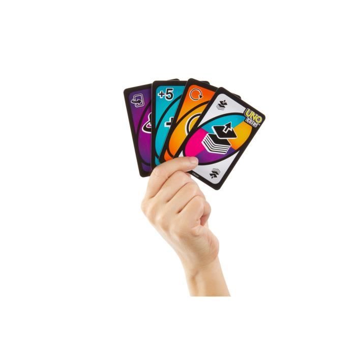 UNO - Flip Side - Family Card Game - Uno with Reversible Cards