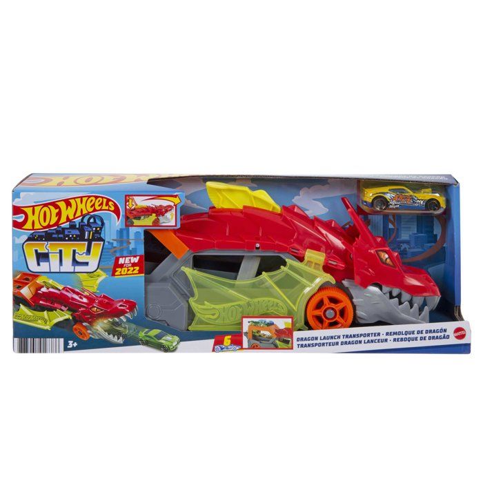 Hot Wheels - Dragon Transporter - Playset