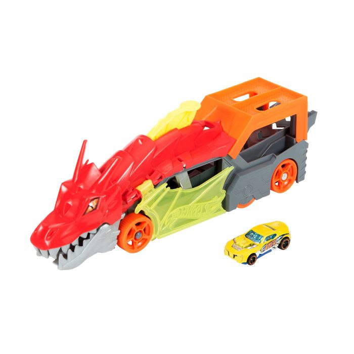 Hot Wheels - Dragon Transporter - Playset