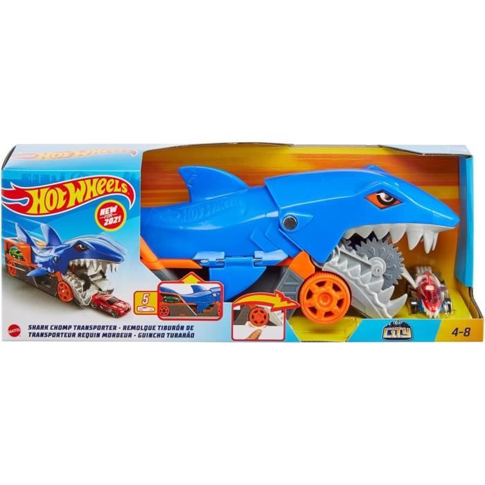 Hot Wheels - Shark Transporter - Circuit / Small car - From 4 years old GVG36
