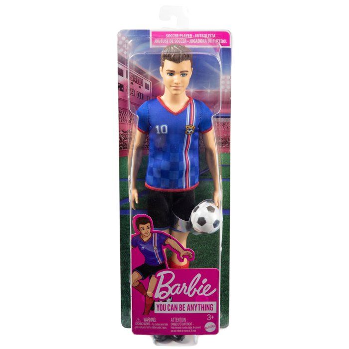 BARBIE - Ken Footballer - Doll - 3 years and +