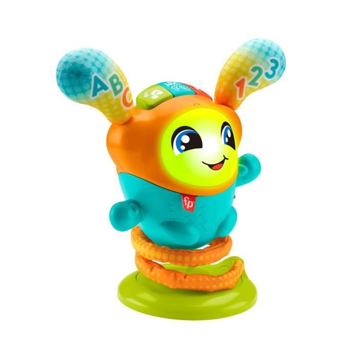 Fisher Price - DJ The Danseur robot has bounced - Wake -up toy 1st age - 9 months and more